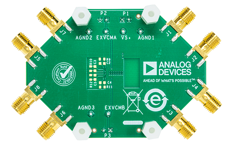 ADAQ8088 Evaluation Board - Bottom View