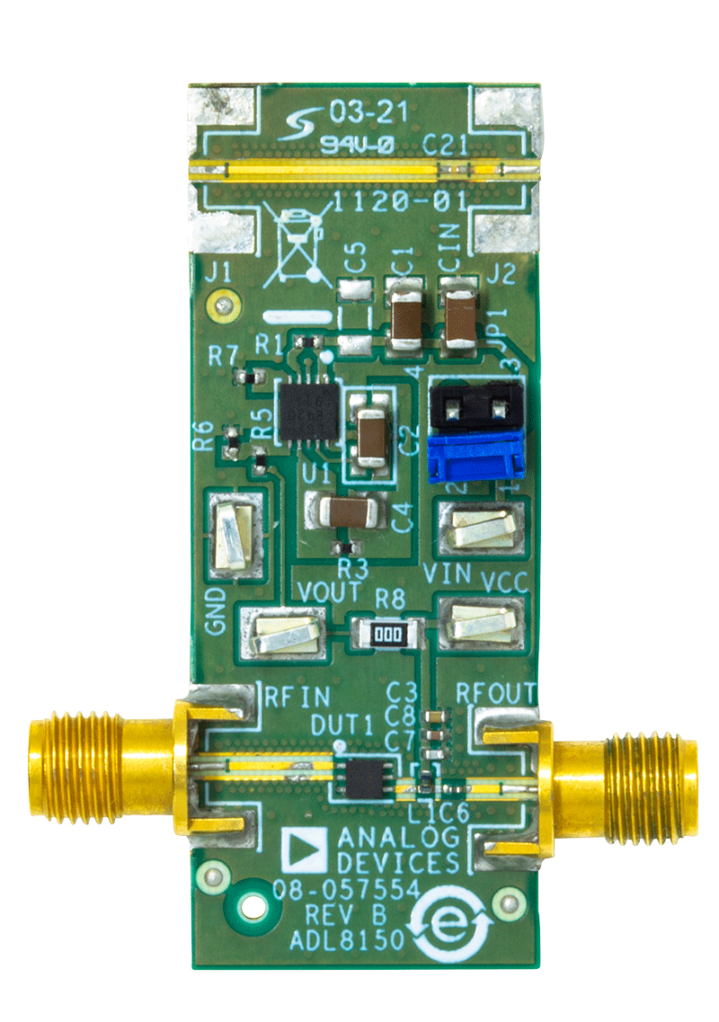 ADL8150 Evaluation Board - Top View