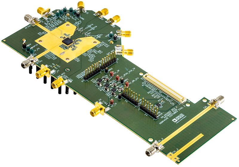 ADMV4540 Evaluation Board - Angle View