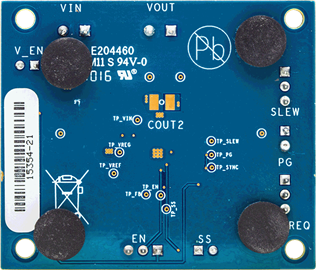 ADP5073 Evaluation Board - Bottom View