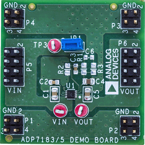 ADP7185-ADJ-EVALZ - Top View