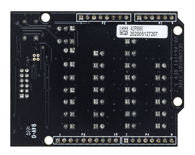ADP8860SHIELD Evaluation Board - Bottom View