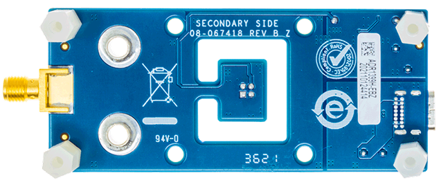 ADR1399H-EBZ Evaluation Board - Bottom View