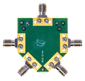 EVAL-ADRF5051 Board Photo Angle Bottom View