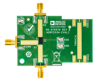 ADRF5534 Evaluation Board - Top