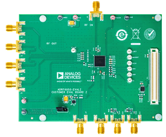 ADRF6850-EVALZ Evaluation Board - Top View