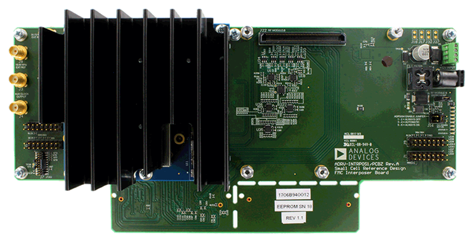 ADRV-DPD1-PCBZ-InterposerBoard-HeatSink-Top-web