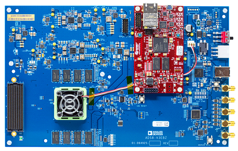 8-V3EBZ Evaluation Board - Top View