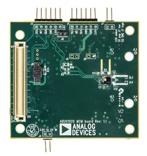 ADUX1020 Evaluation Board - Top View