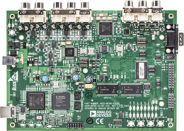 ADZS-BF561-EZLITE - Top View