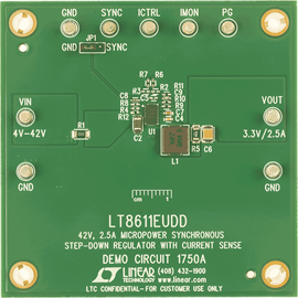 DC1750A-LT8611EUDD Demo Board