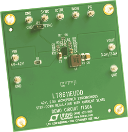 DC1750A-LT8611EUDD Demo Board