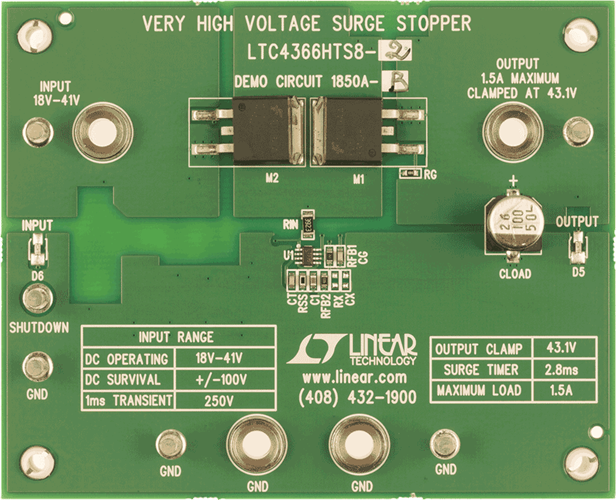 DC1850A-B Demo Board