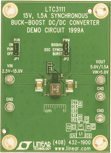 DC1999A-LTC3111EDE Demo Board