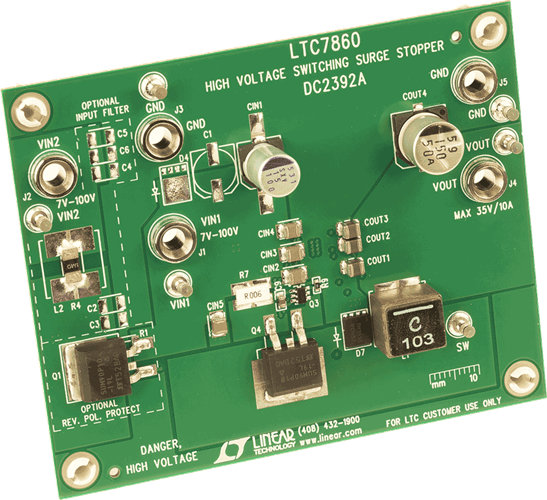 Code D2392 DC2392A Evaluation Board | Analog Devices