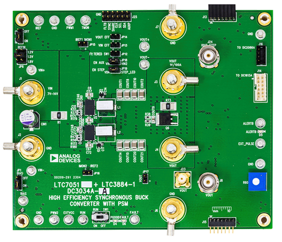 DC3034A-A Board Photo Top View