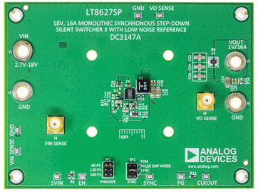 DC3147A Evaluation Board - Top View