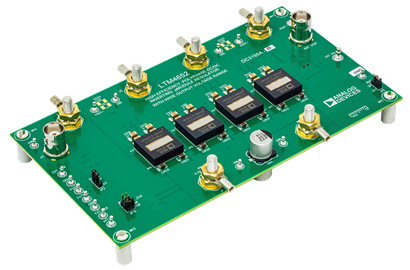 DC3195A-B Evaluation Board Photo Angle View