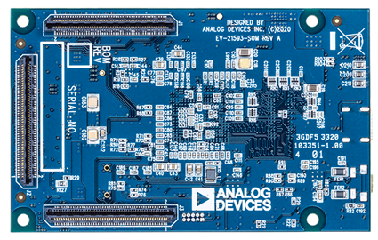 EV-21593-SOM Evaluation Board - Top View