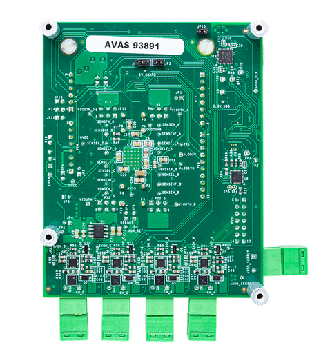 AD74413R Evaluation Board - Bottom View