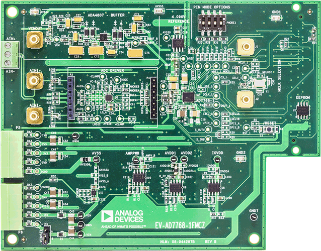 EV-AD7768-1FMCZ - Top View