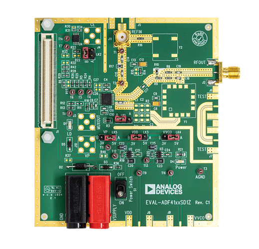 ADF4002 Evaluation Board - Top View