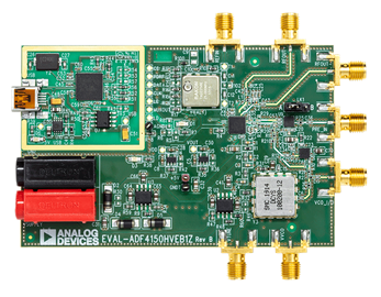 ADF4150HV Evaluation Board - Top View