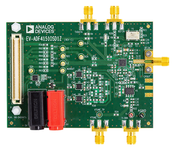 EVAL-ADF41510 Board Photo Top View