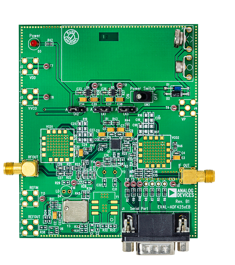 ADF4252 Evaluation Boards - Top View