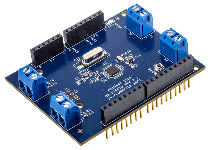 EV-FLOWMETER-ARDZ Board Photo Angle View