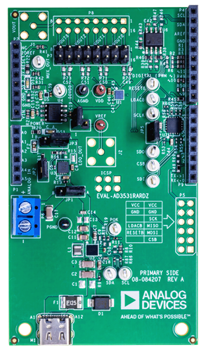EVAL-AD3531R Evaluation Board Photo Top View