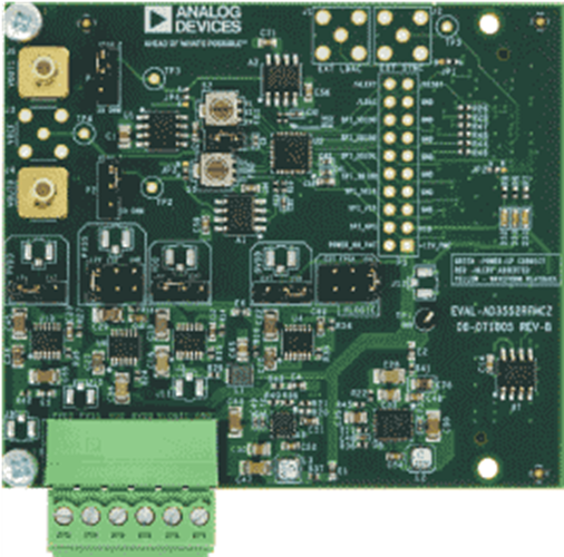 AD3552R Evaluation Board - Top View