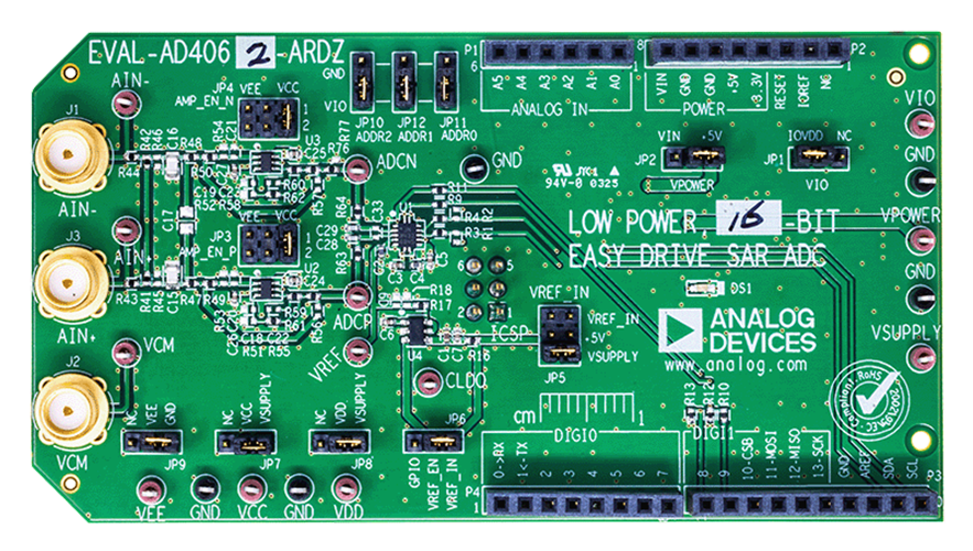 EVAL AD4062-ARDZ Board Photo Top View