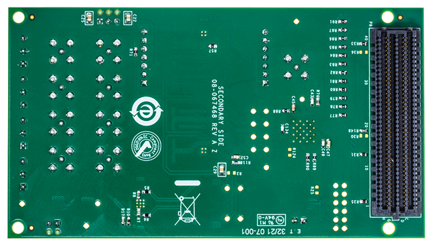 EVAL-AD4134FMCZ Evaluation Board - Bottom View