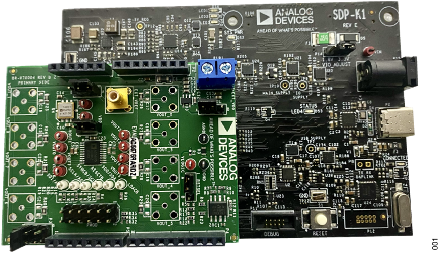 EVAL-AD5675RADRZ/EVAL-AD5676RADRZ Board Photo