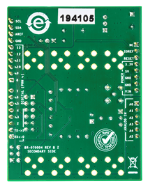 EVAL-AD5675RARDZ Board Photo Bottom View