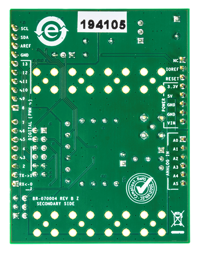 EVAL-AD5675RARDZ Board Photo Bottom View