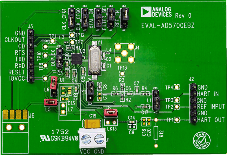 AD5700 Evaluation Board - Top View