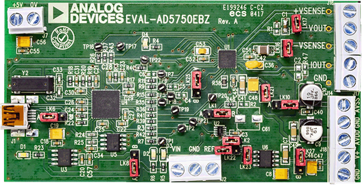 AD5750 Evaluation Board - Top View