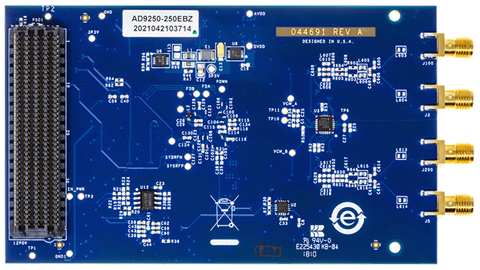 EVAL-AD9250 Evaluation Board - Bottom View