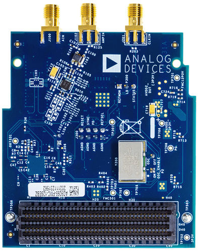 EVAL-AD9265-FMC-125EBZ Evaluation Board - Bottom View