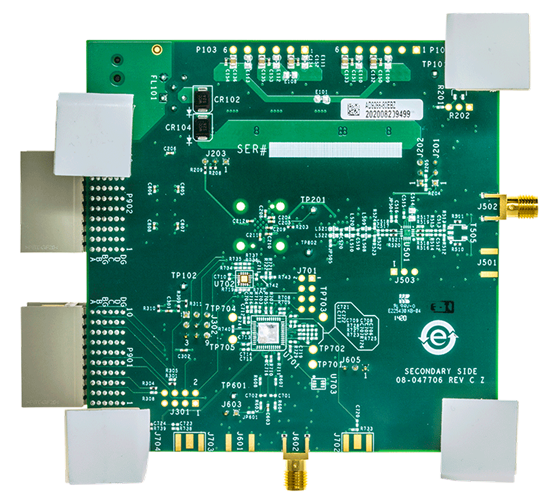 AD9649 Evaluation Board - Bottom View