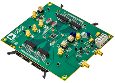 AD9767/65/63/09 Evaluation Board - Angle View