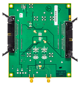 AD9767/65/63/09 Evaluation Board - Bottom View