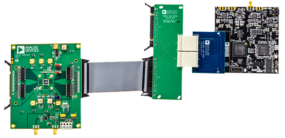 AD9767 Evaluation Board Kit - Top View