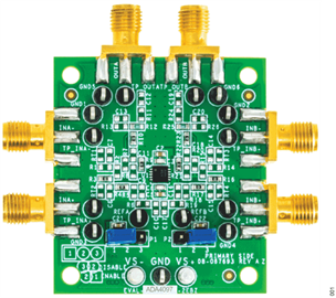 EVAL-ADA4097-2 Evaluation Board - Top View