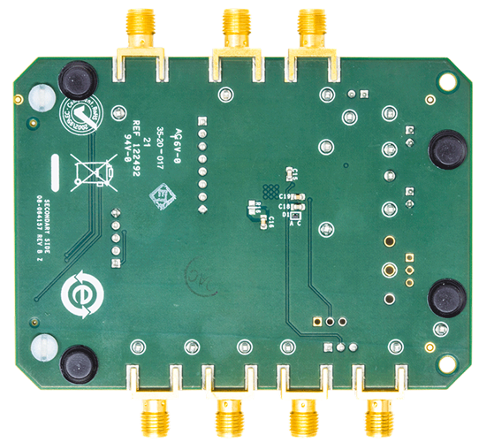 EVAL-ADA4255 Evaluation Board - Bottom View