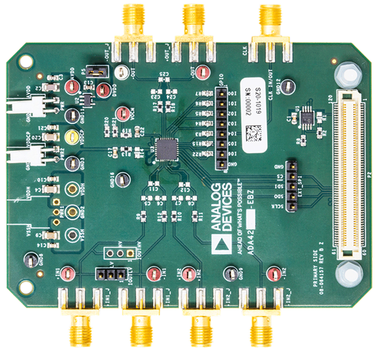 EVAL-ADA4255 Evaluation Board - Top View