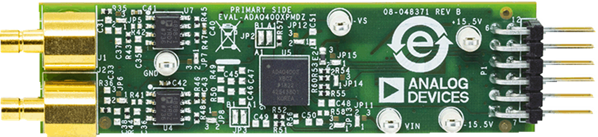 ADAQ400x Evaluation Board - Top View
