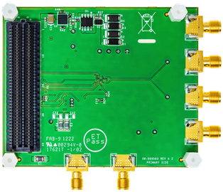 EVAL-ADAQ8092-FMCZ Evaluation Board - Bottom View